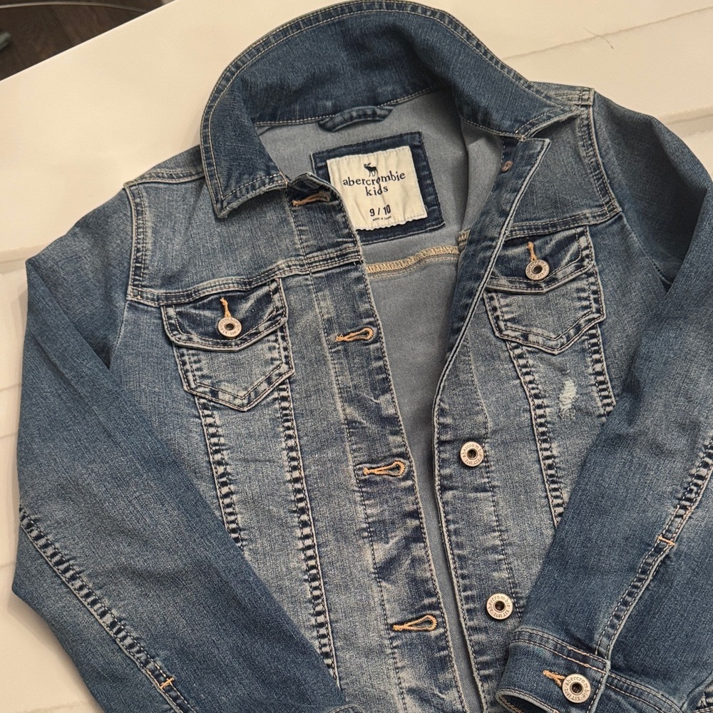 Abercrombie Kids Light Blue Denim Jacket